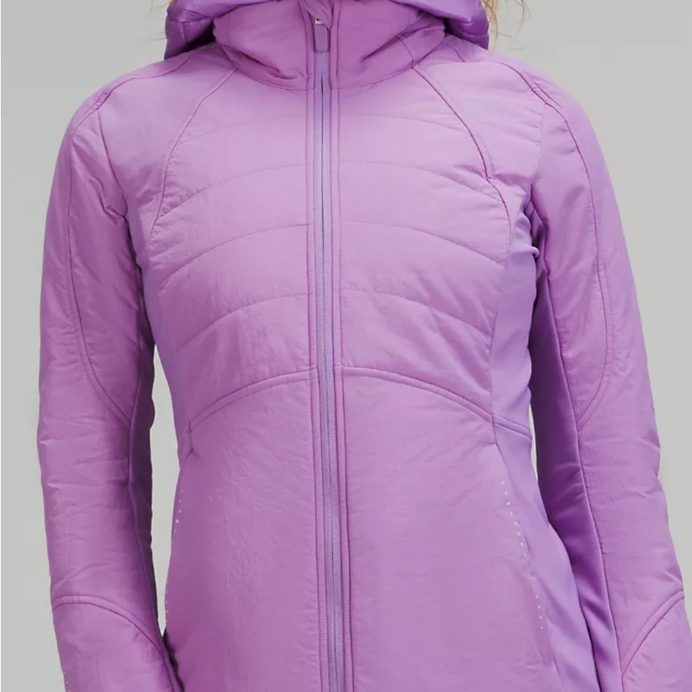 NWOT lululemon Another Mile Jacket size 6 color purple blossom light